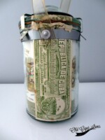 Punch Presidentes Glass Jar - Old Cigar Items Punch Presidentes glass jar